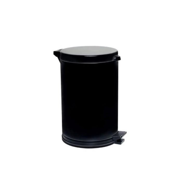 Lixeira Preta com Pedal