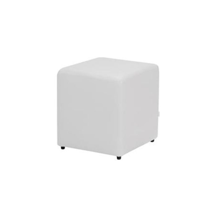 Puff Quadrado Peq Branco